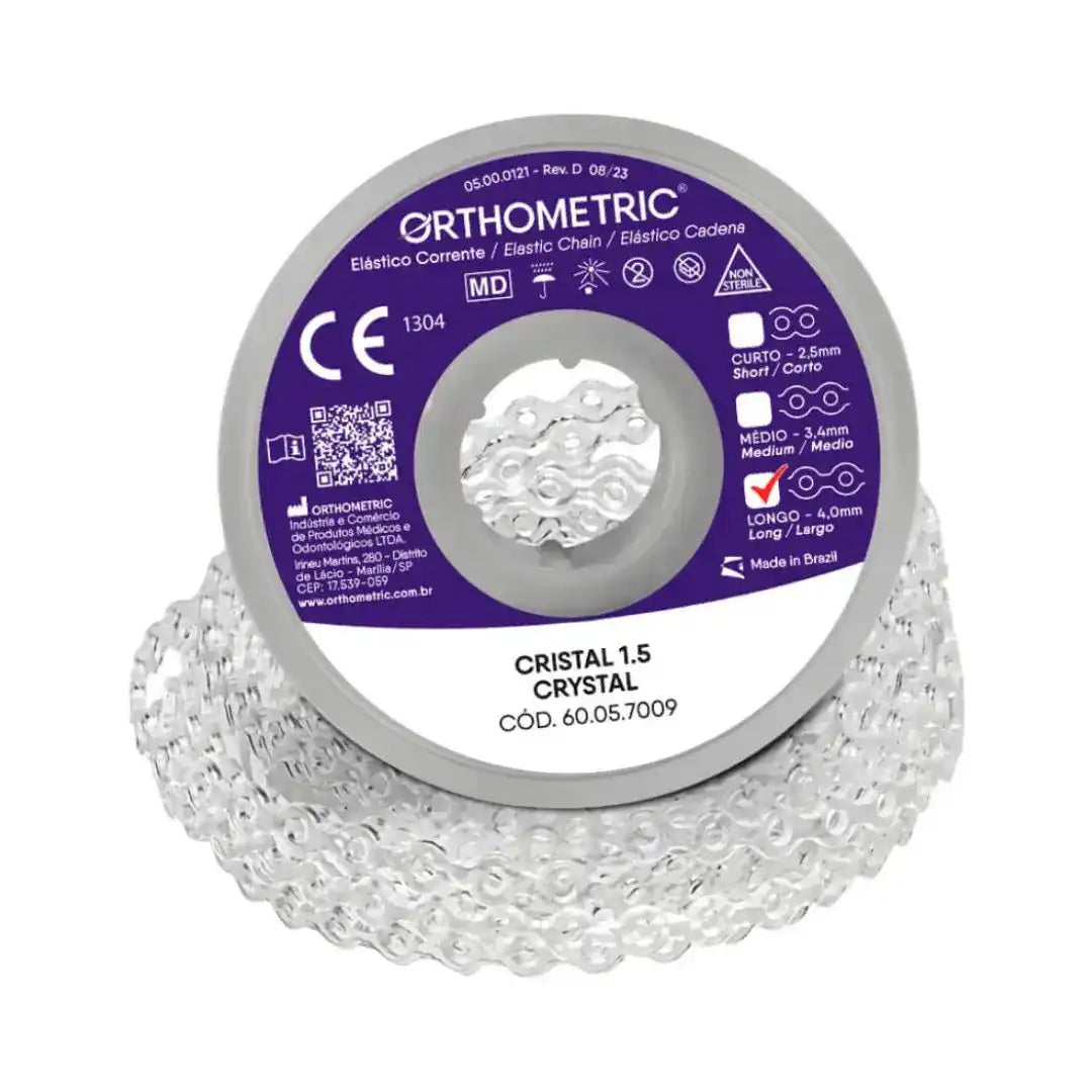 Elástico em Corrente Longo 1,5M - Orthometric - Dental Access