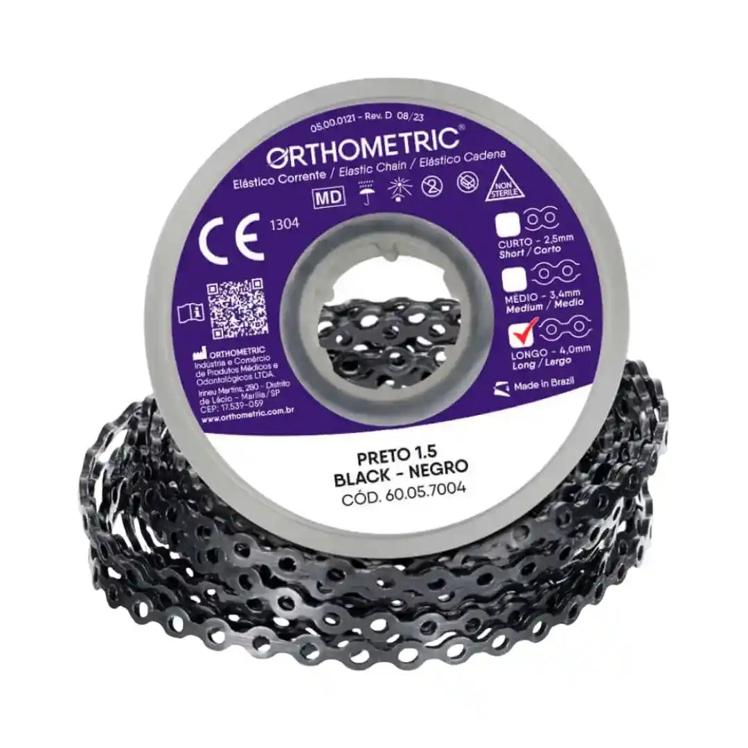 Elástico em Corrente Longo 1,5M - Orthometric - Dental Access