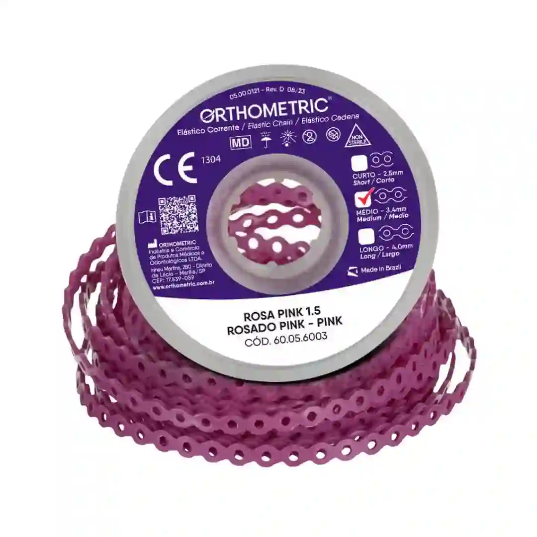Elástico em Corrente Longo 1,5M - Orthometric - Dental Access