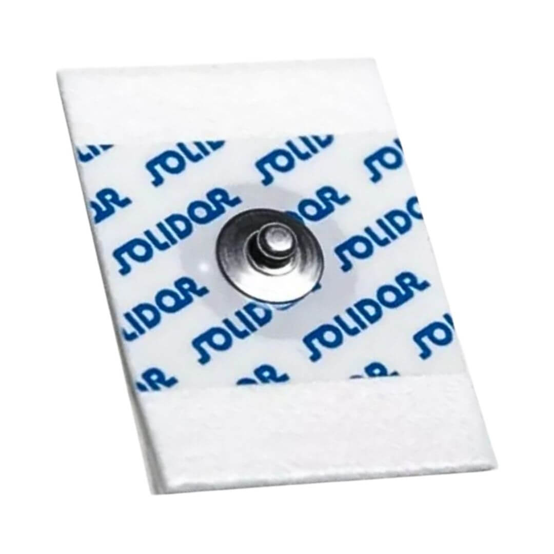 Eletrodo para ECG Quadrado Adulto/Infantil 50UN - Solidor - Dental Access