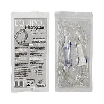 Equipo Macrogotas Completo Luer Slip UN - Descarpack - Dental Access