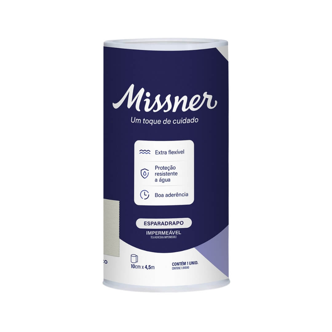 Esparadrapo Impermeável Branco - Missner