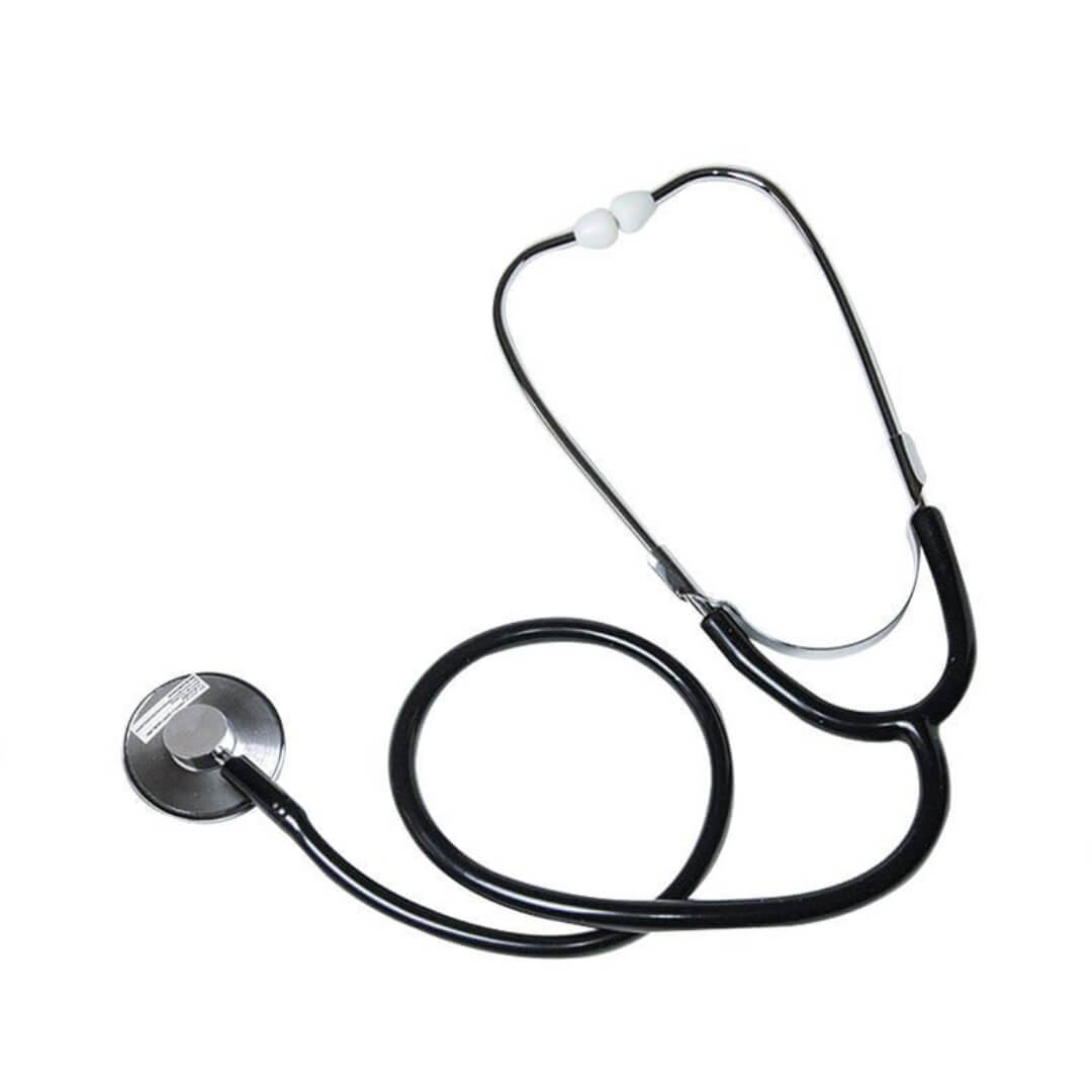 Estetoscópio Adulto Simples Preto - Solidor