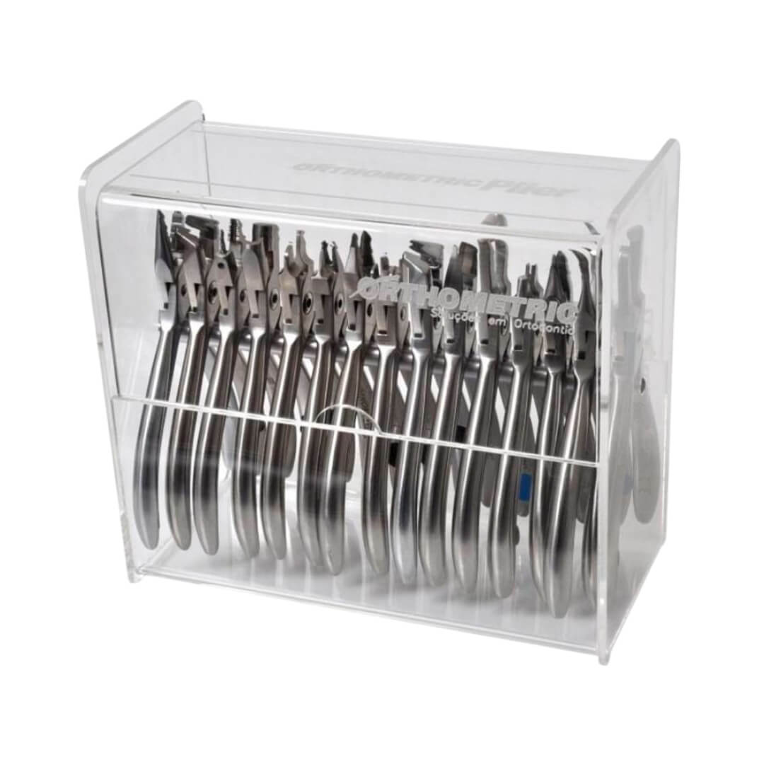 Estojo Acrílico Porta Alicate 15 Instrumentos - Orthometric - Dental Access