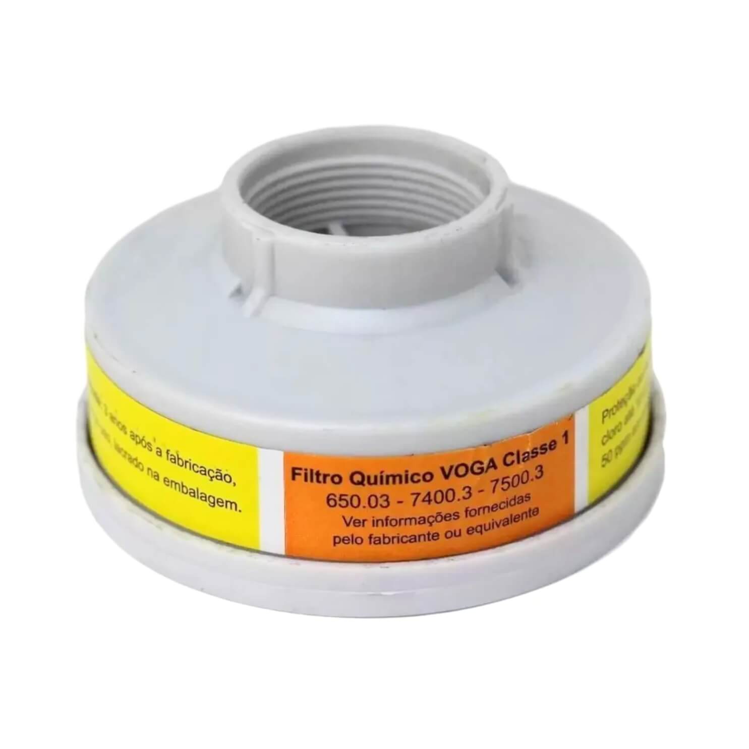 Filtro Químico p/ Vapores Orgânicos e Gazes Ácidos -Plastcor