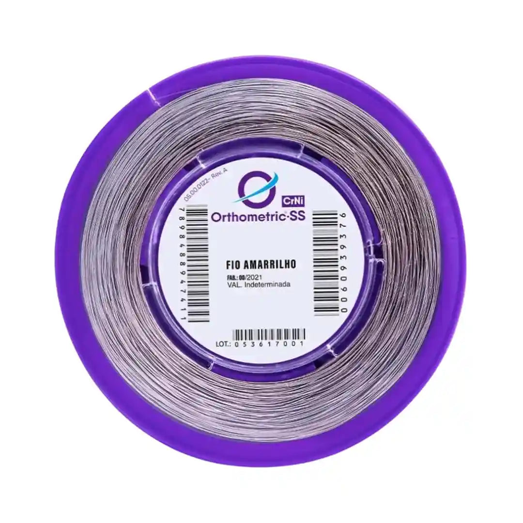 Fio de Aço CrNi para Amarrilho Redondo SS 40g - Orthometric - Dental Access