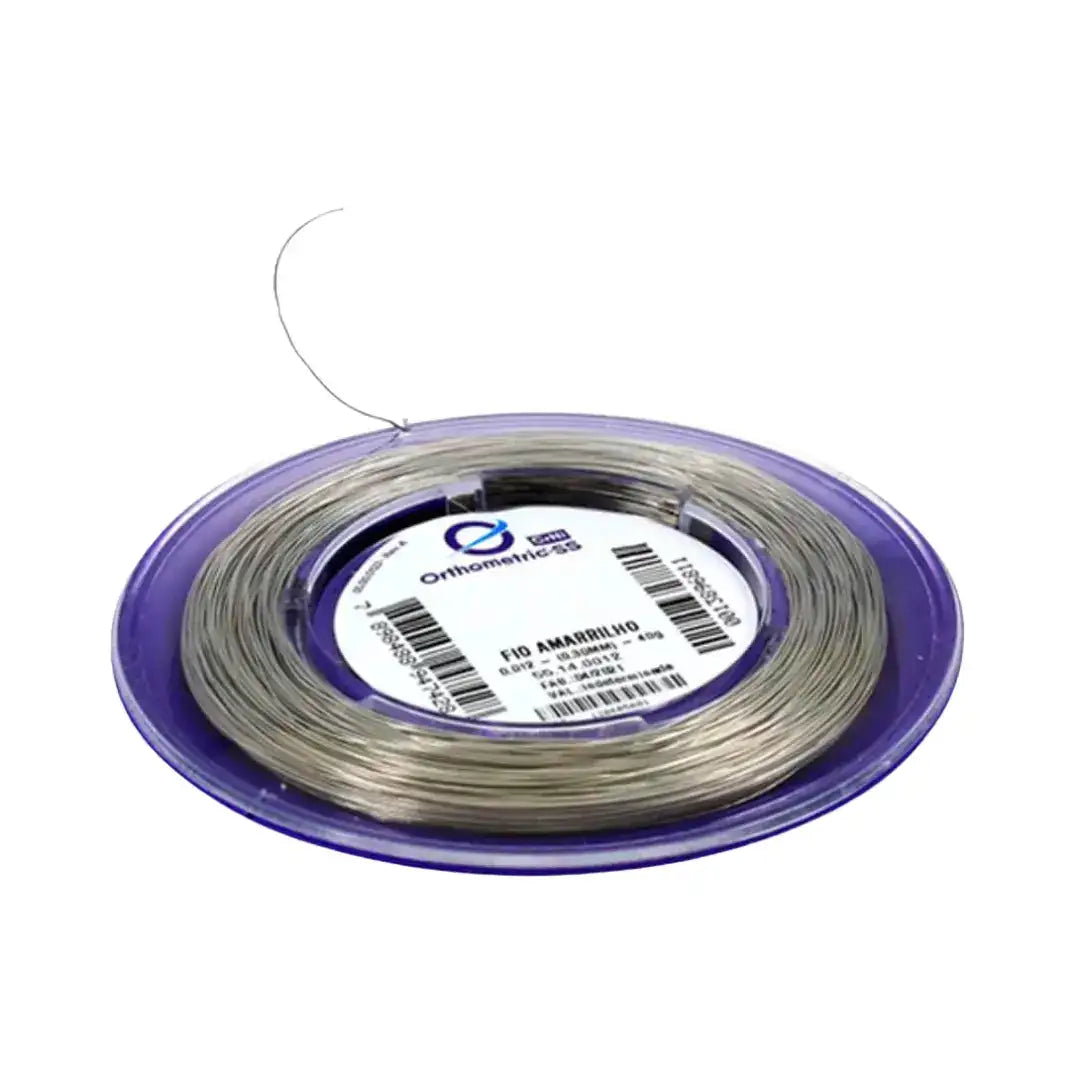 Fio de Aço CrNi para Amarrilho Redondo SS 40g - Orthometric - Dental Access