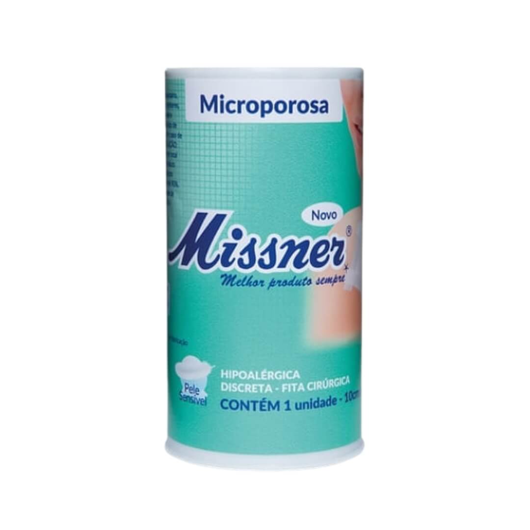 Fita Cirúrgica Hipoalérgica Microporosa Branca - Missner