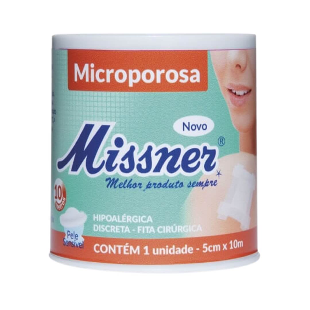Fita Cirúrgica Hipoalérgica Microporosa Branca - Missner