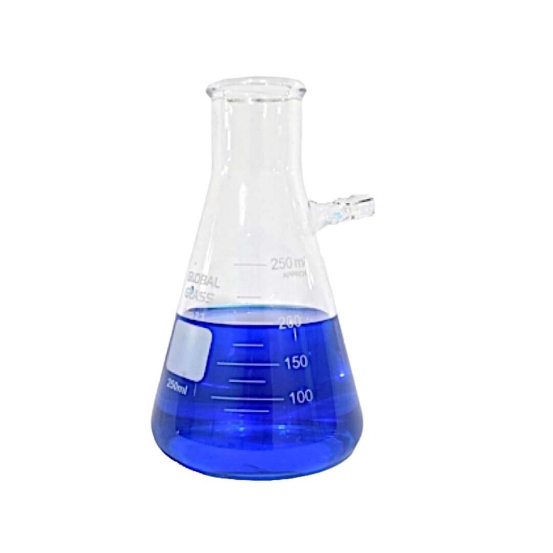 Frasco Kitazzato c/ Saída Superior Vidro Boro 3.3 - Global Trade - Dental Access