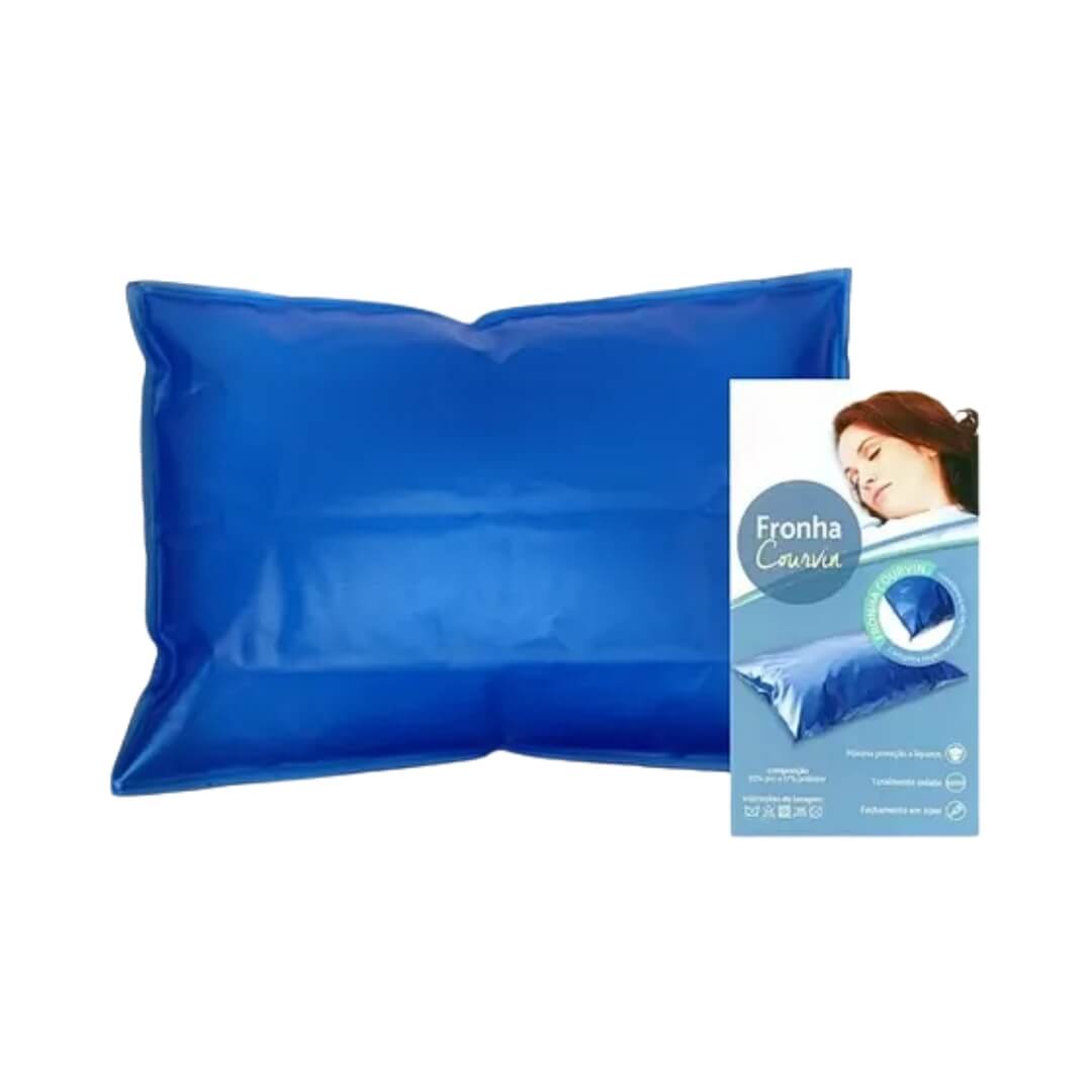 Fronha Impermeável Hospitalar de Courvin Azul - Natural
