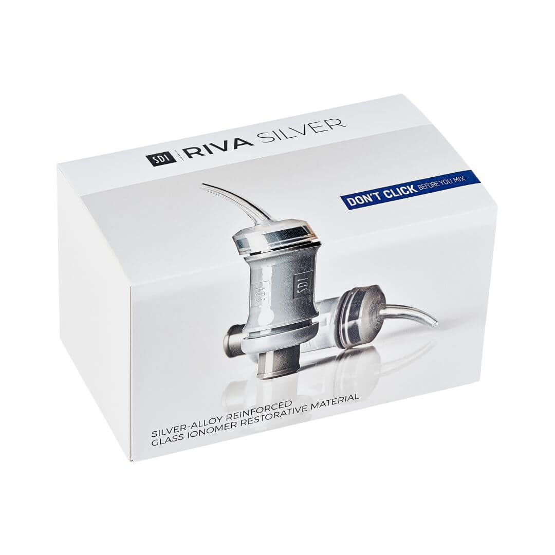 Ionómero de vidrio de plata Riva 50 cápsulas - SDI