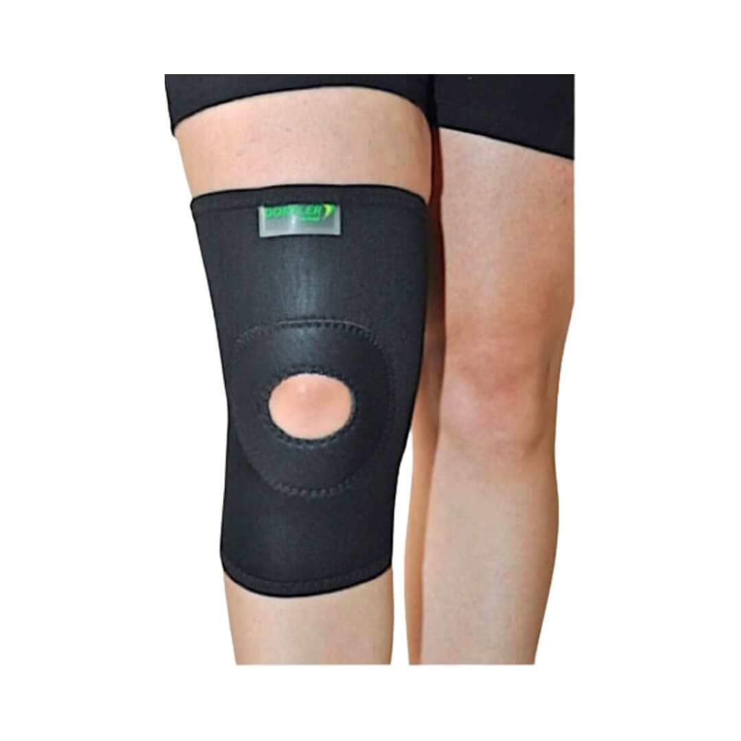 Joelheira Curta com Orificio e Suporte Patelar - Dortler