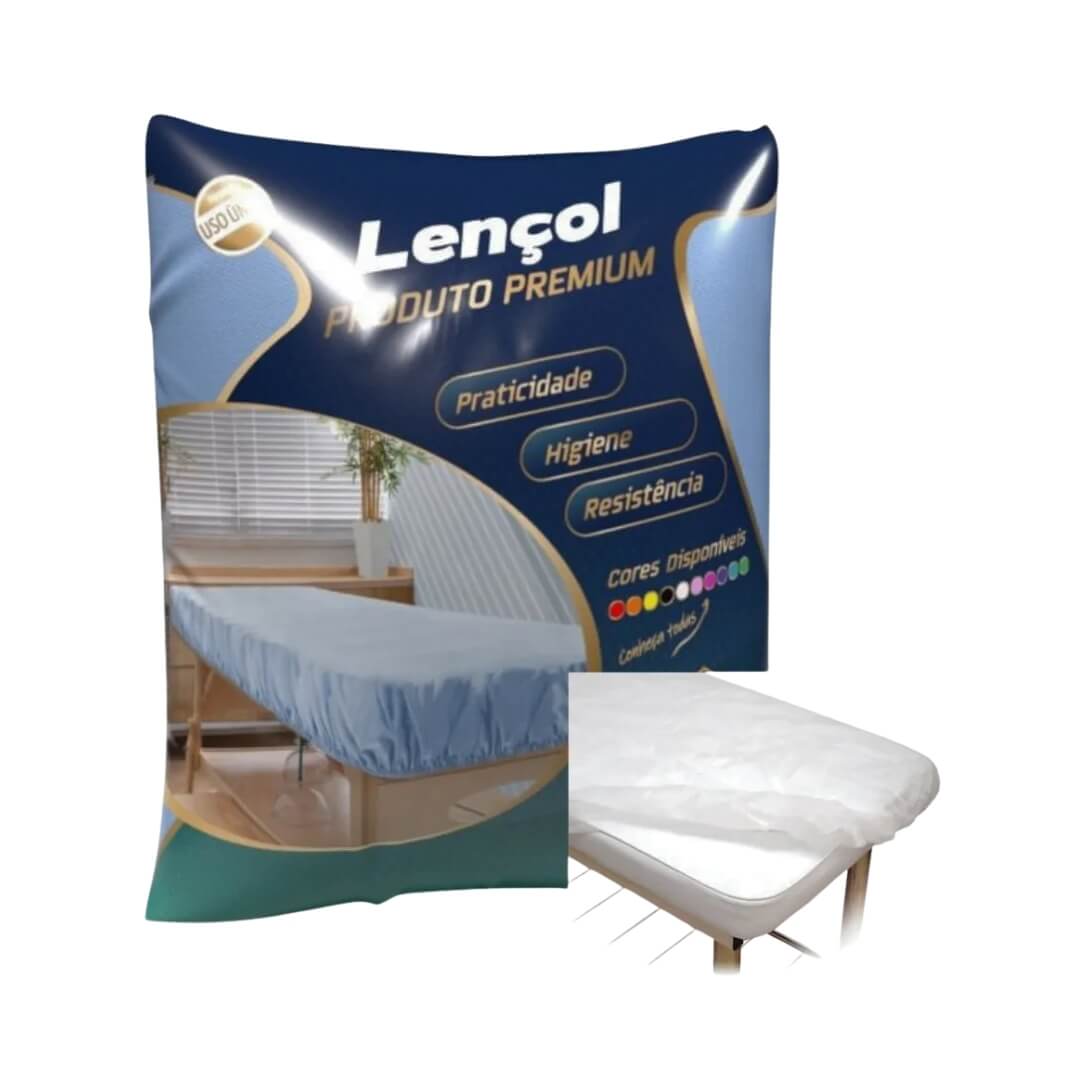 Disposable White TNT Sheet with Elastic GR20 10 Units - Protdesc