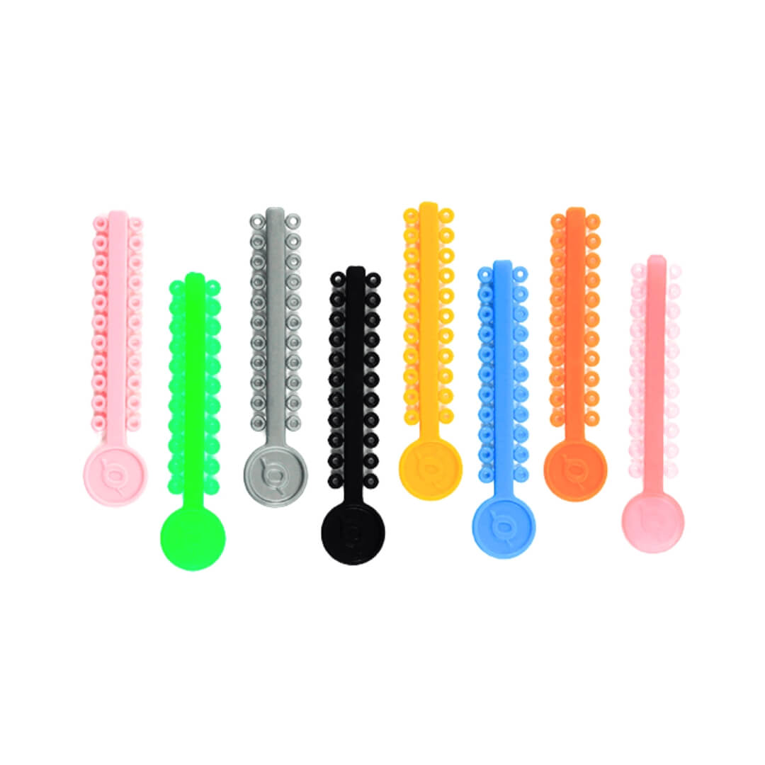 Ligadura Elástica Modular Cores Sortidas - Orthometric - Dental Access