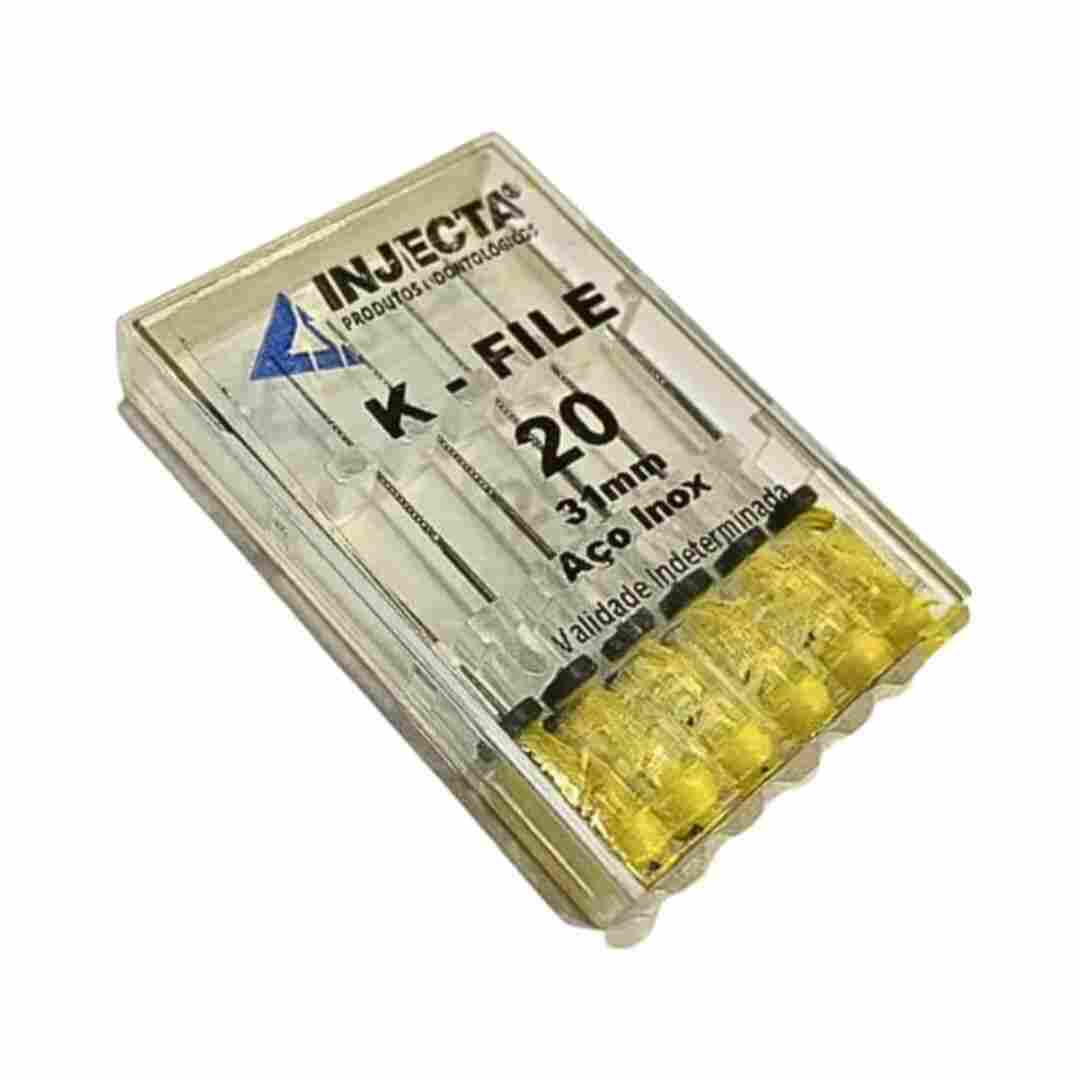 Lima K-File 31mm 1ª Série - Injecta - Dental Access