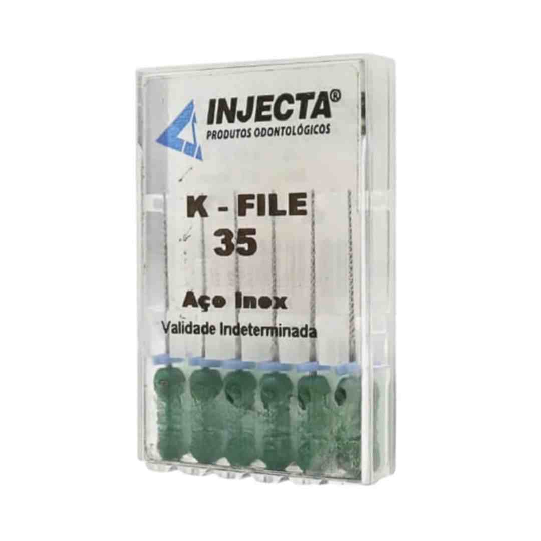 Lima K-File 31mm 1ª Série - Injecta - Dental Access