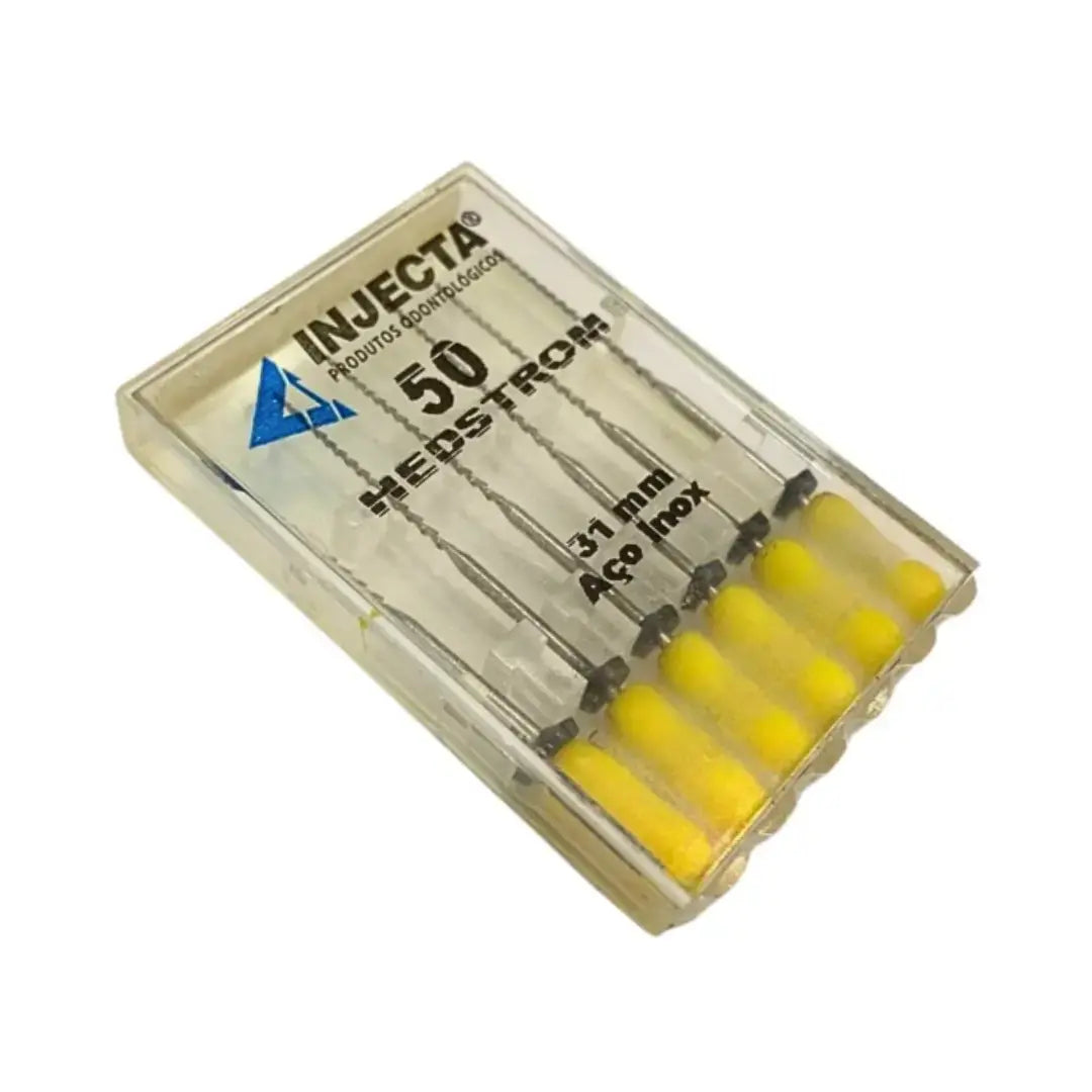 Limas Hedstrom 31MM Caixa com 6 Unidades - Injecta - Dental Access