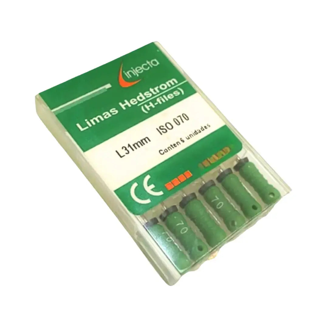 Limas Hedstrom 31MM Caixa com 6 Unidades - Injecta - Dental Access