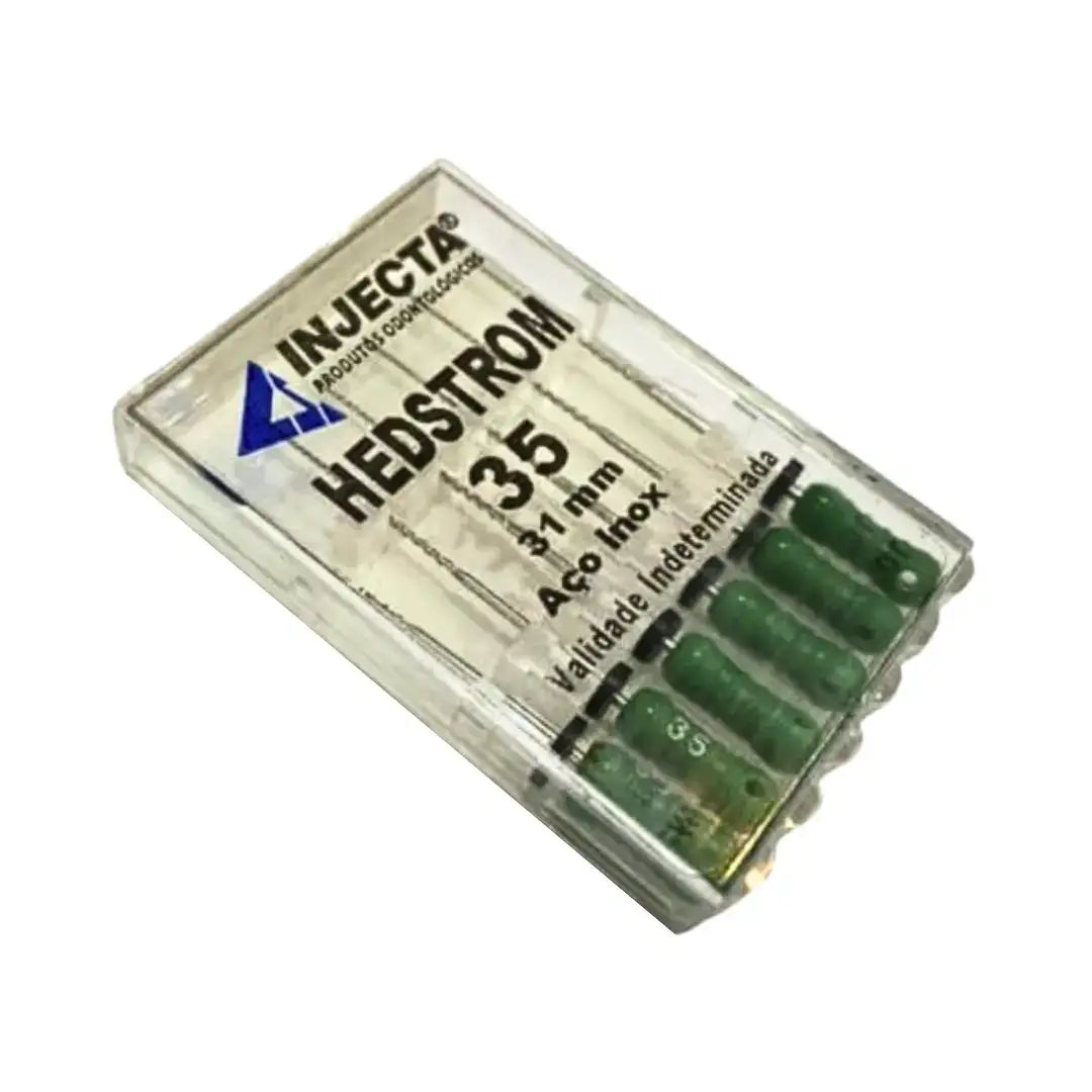 Limas Hedstrom 31MM Caixa com 6 Unidades - Injecta - Dental Access