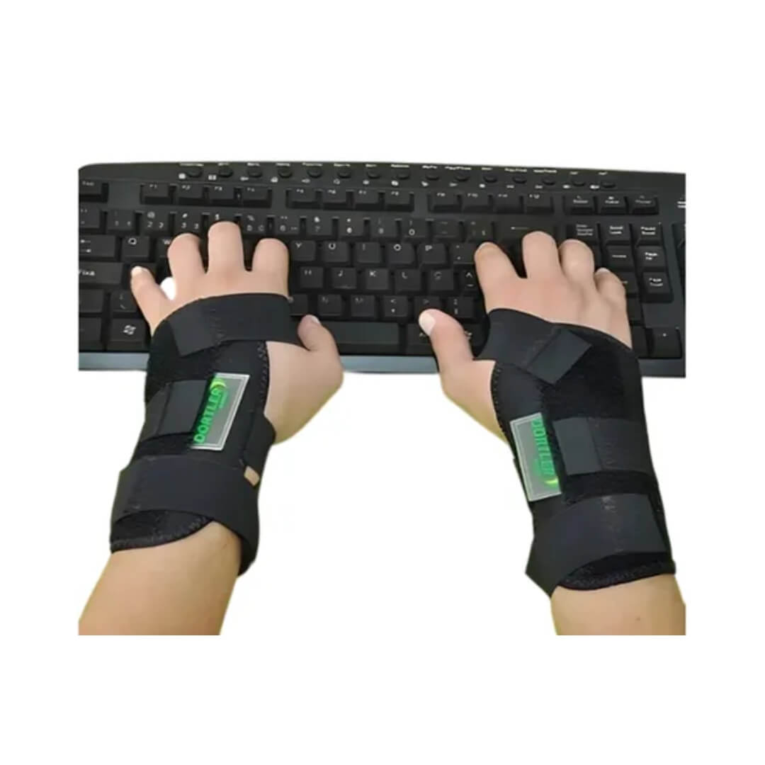 Luva de Digitação Preta Par - Dortler