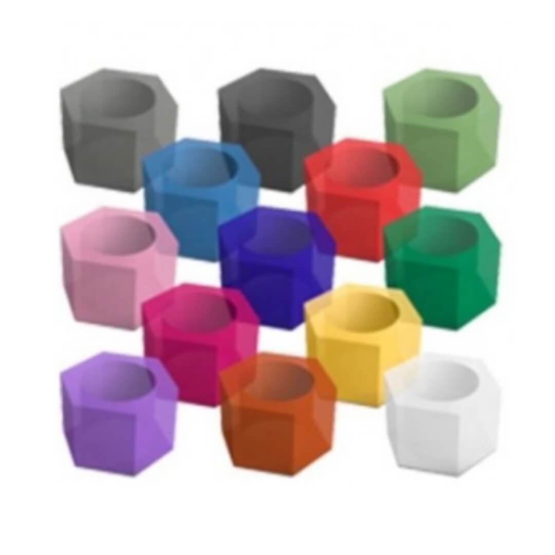 Marcador de Instrumentos Sextavado Estojo 120un - Indusbello