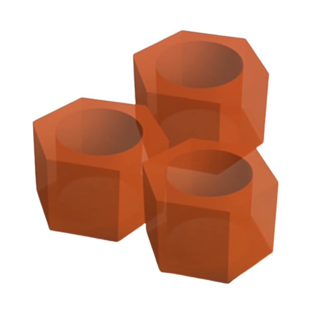 Marcador de Instrumentos Sextavado Estojo 120un - Indusbello