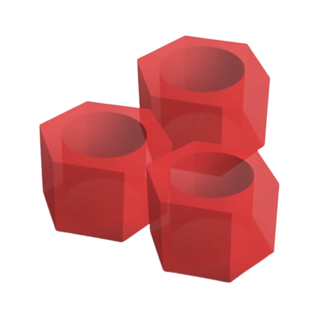 Marcador de Instrumentos Sextavado Estojo 120un - Indusbello