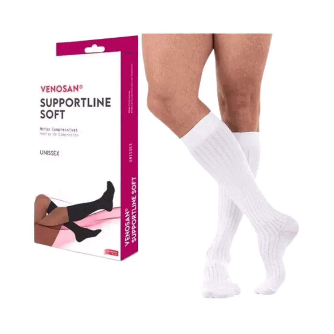 Meia AD Panturrilha Supportline 18-22mmHg Pé Fechado-Venosan - Dental Access