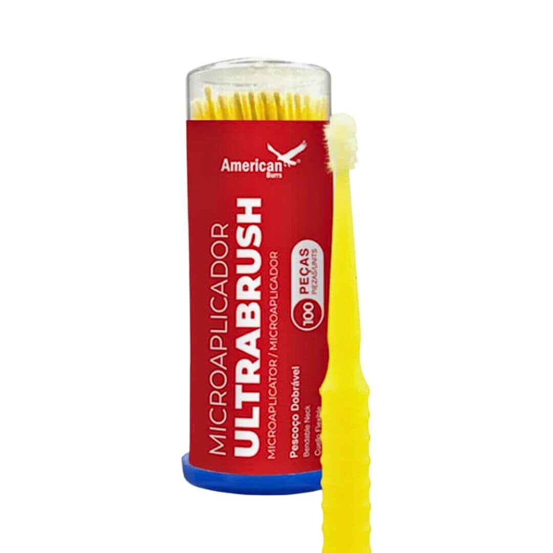 Microaplicador Ultrabrush 100UN - American Burrs - Dental Access
