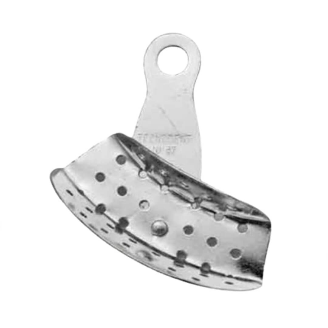 Moldeira Parcial Giratória Perfurada Alumínio - Tecnodent