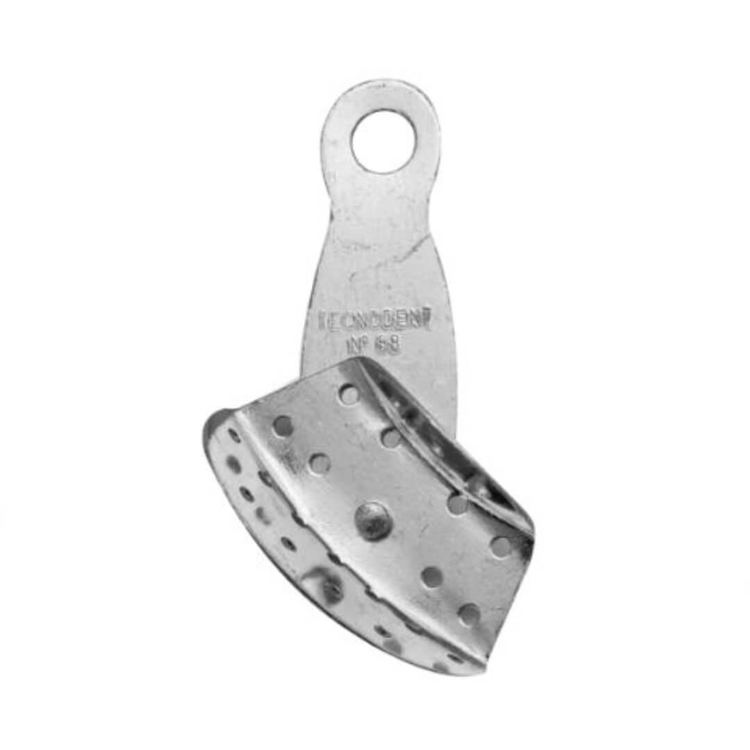 Moldeira Parcial Giratória Perfurada Alumínio - Tecnodent