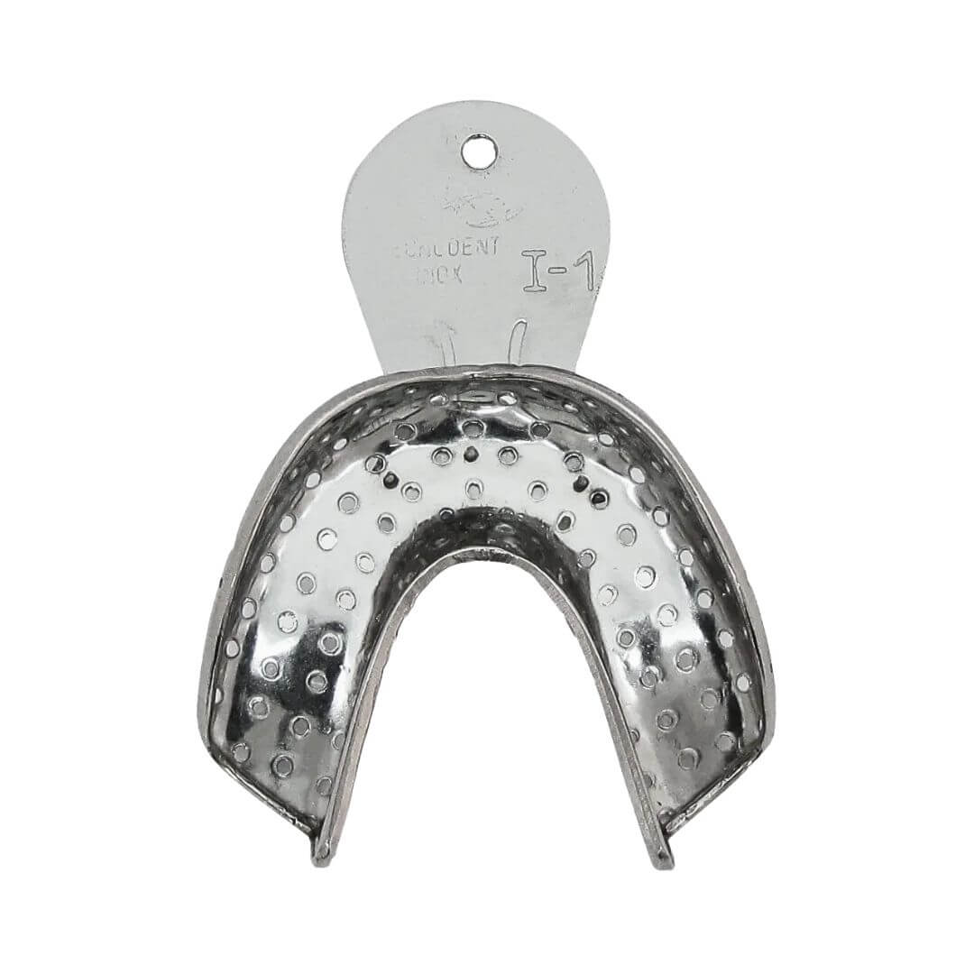 Moldeira Adulto Dentada Perfurada Inox - Tecnodent - Dental Access