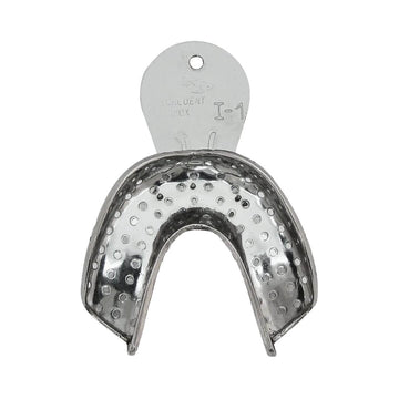 Moldeira Adulto Dentada Perfurada Inox - Tecnodent - Dental Access