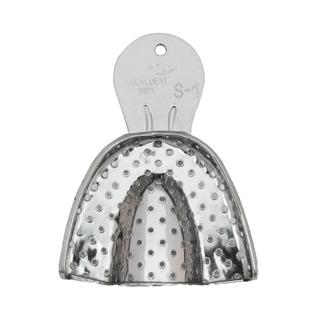 Moldeira Adulto Dentada Perfurada Inox - Tecnodent - Dental Access