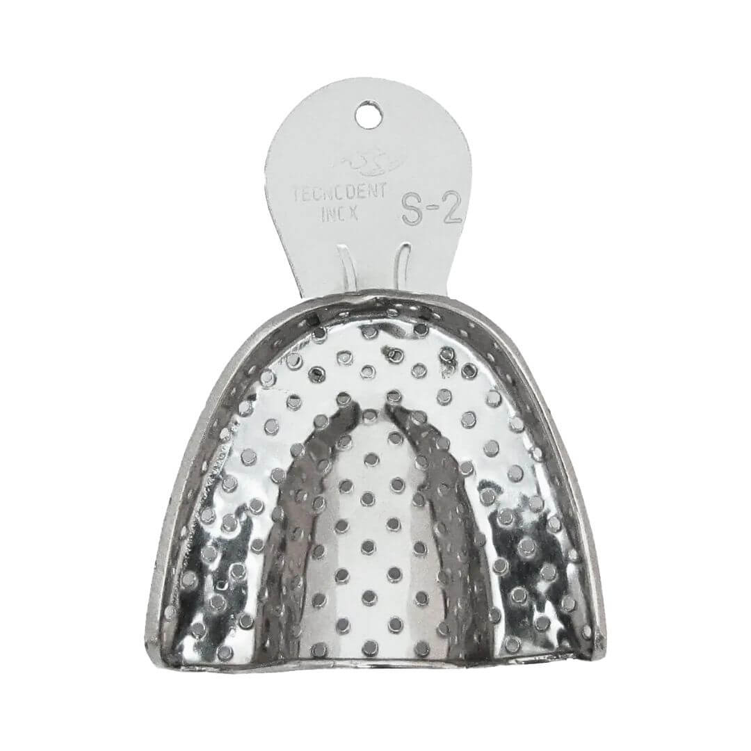 Moldeira Adulto Dentada Perfurada Inox - Tecnodent - Dental Access