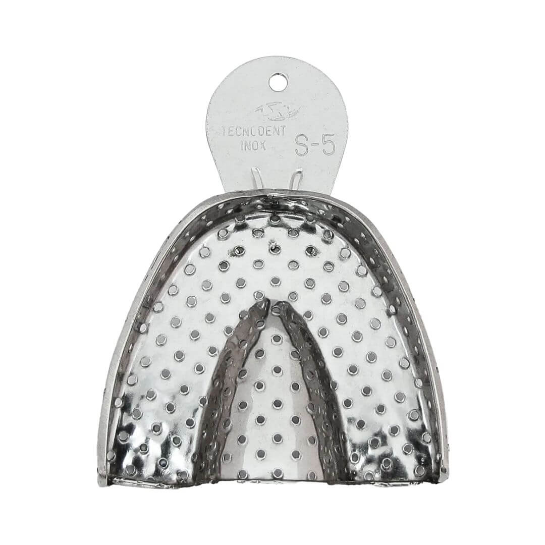 Moldeira Adulto Dentada Perfurada Inox - Tecnodent - Dental Access