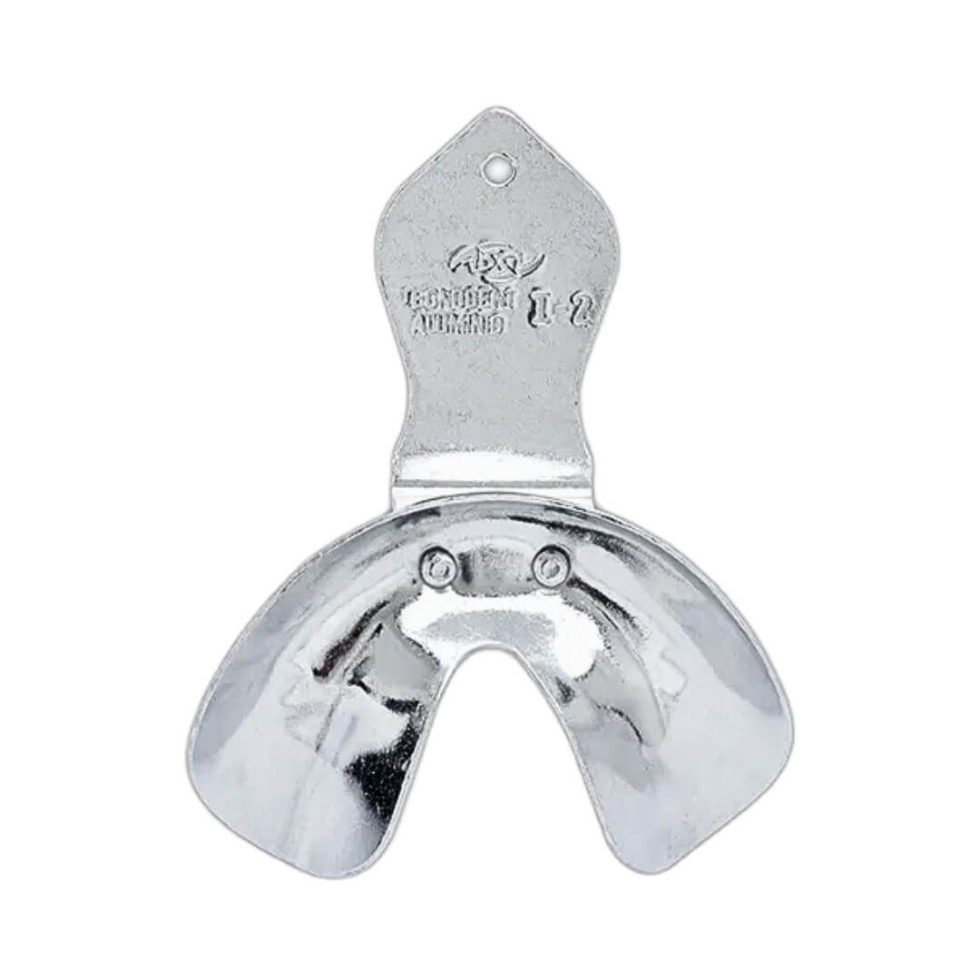 Moldeira Adulto Rasa (Desdentado) Lisa Alumínio - Tecnodent - Dental Access