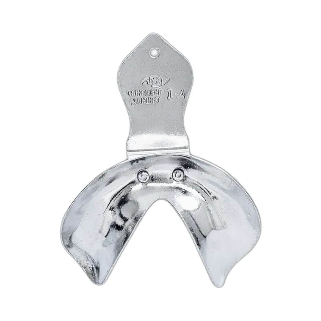 Moldeira Adulto Rasa (Desdentado) Lisa Alumínio - Tecnodent - Dental Access