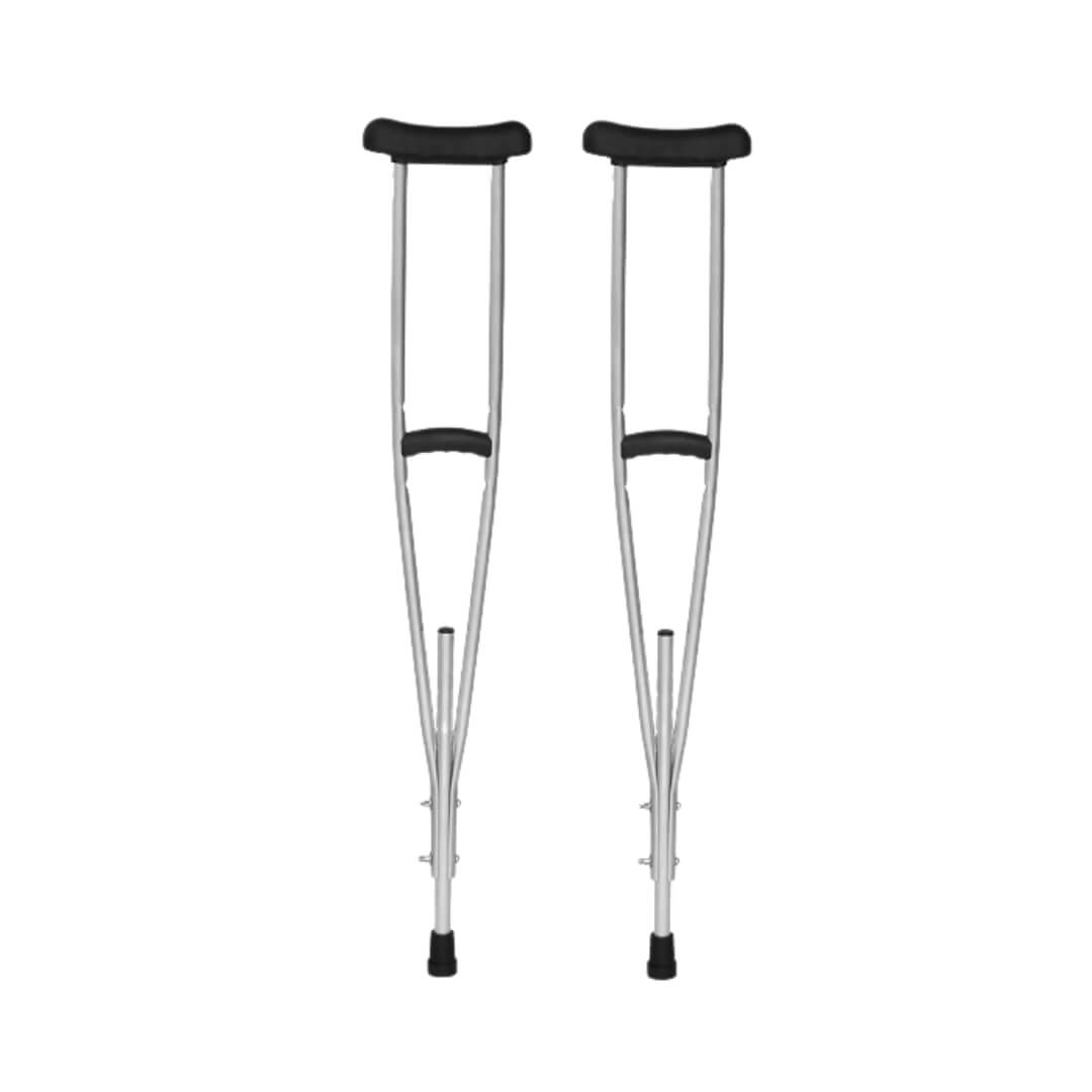 Muleta Axilar Alumínio Apoio Injetado (Par) - Indaiá