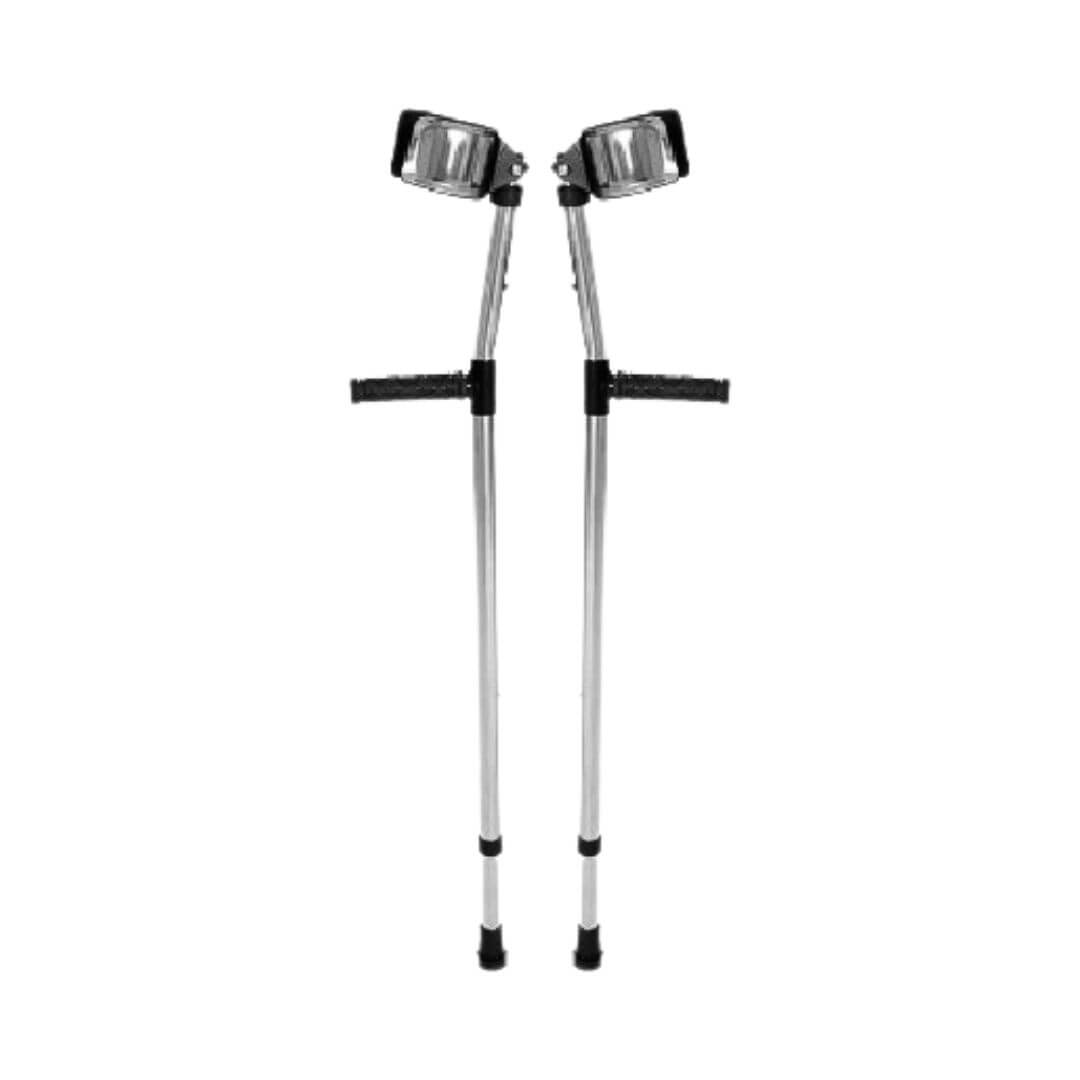 Muleta Canadense Braçadeira Articulada Inox CAM - Indaiá