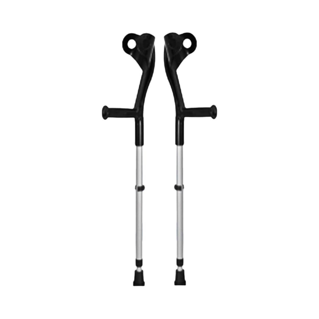 Muleta Canadense Infantil Apoio Fixo Preto CIFP - Indaiá