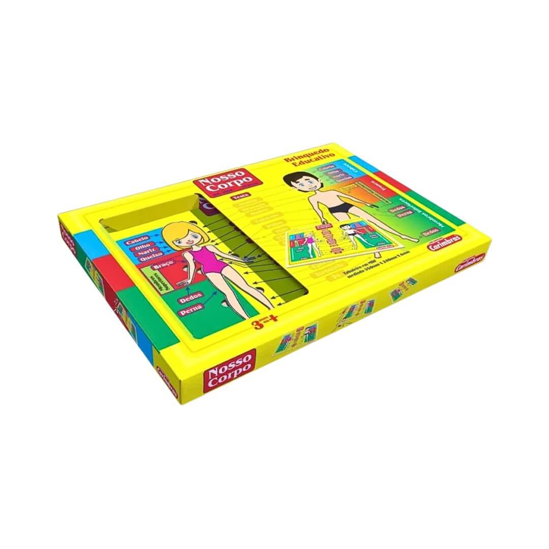 Nosso Corpo Brinquedo em MDF - Carimbas