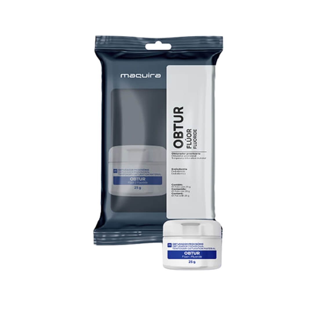 Obtur Cimento Obturador Provisório 25g c/ Flúor- Maquira - Dental Access