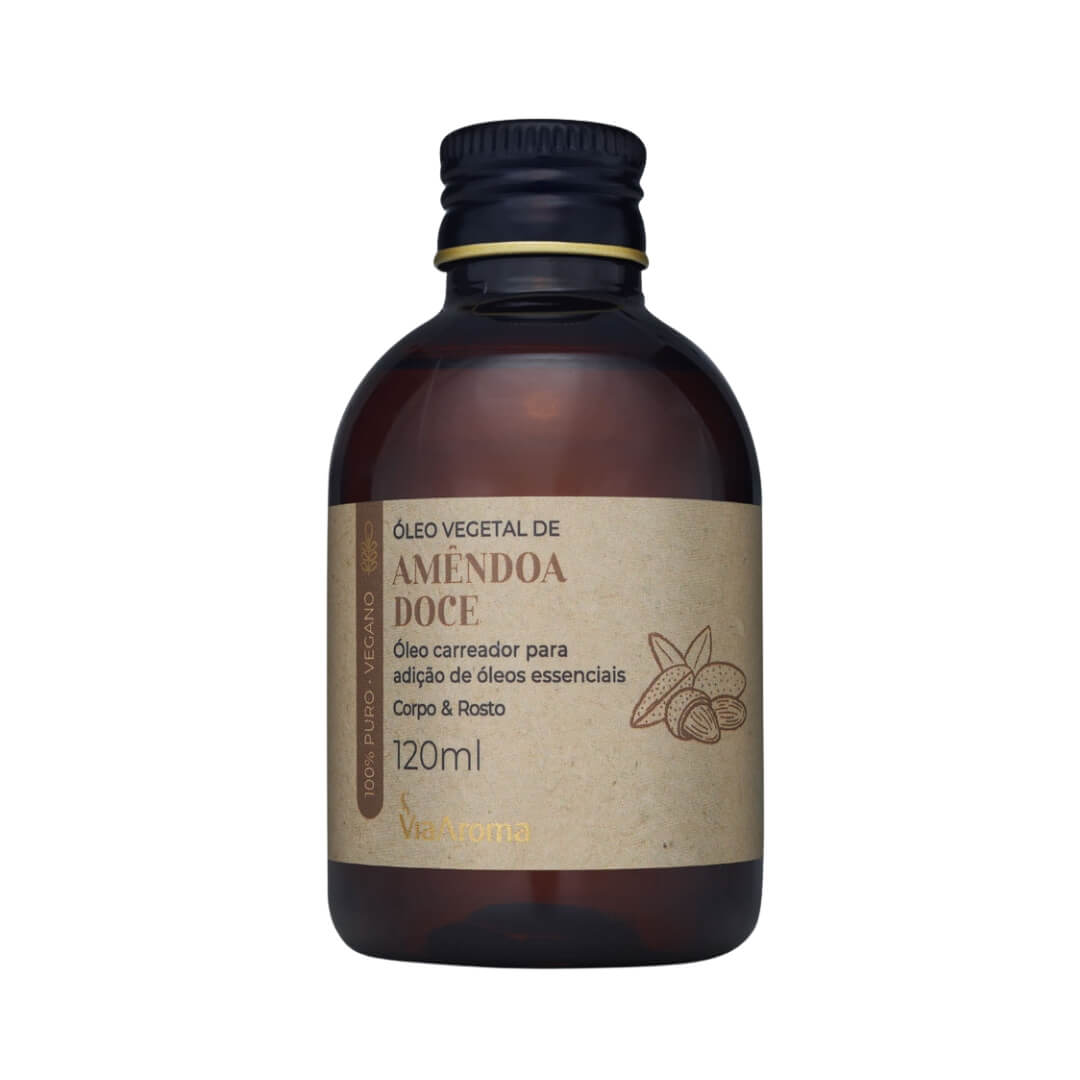 Óleo Vegetal Carreador Basic Amêndoa Doce 120ml - Via Aroma