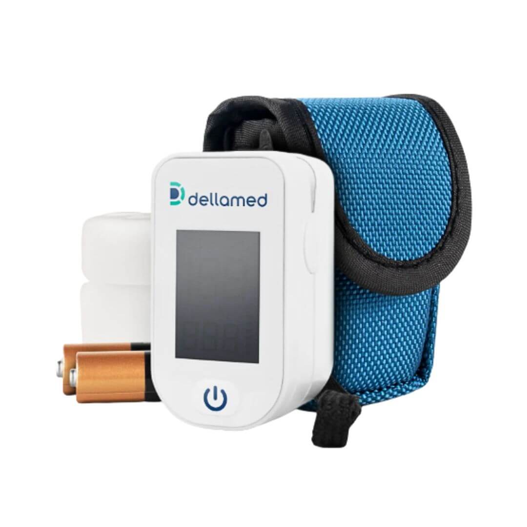 Oxímetro Digital Led Dedo Portátil Alta Precisão - Dellamed