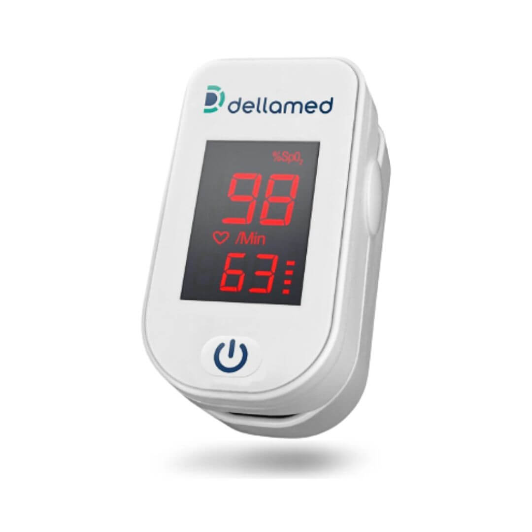 Oxímetro Digital Led Dedo Portátil Alta Precisão - Dellamed