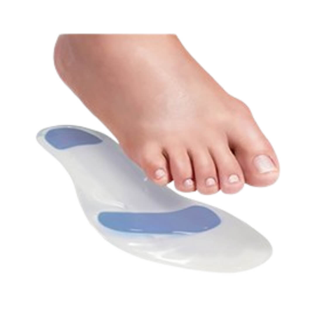 Palmilha Silicone Ponto Azul Silimaxx - Só Pés