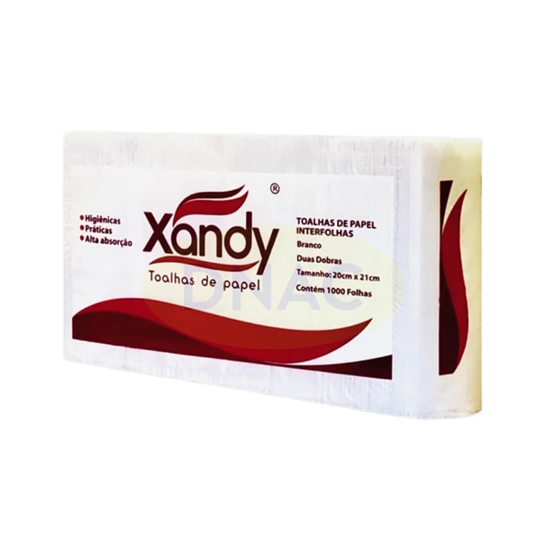 Papel Toalha Interfolha Branco Comum - Xandy