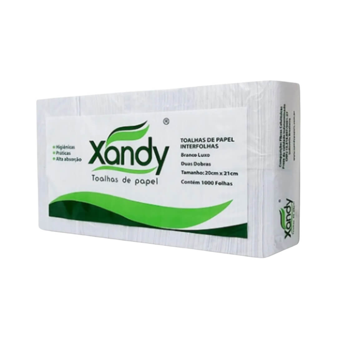 Papel Toalha Interfolha Branco Luxo - Xandy